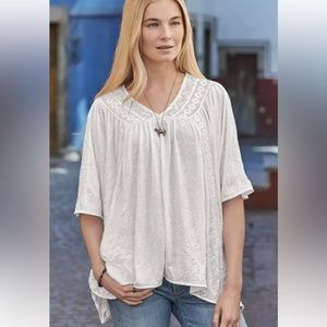 Sundance Crinkle Boho Oversized Top